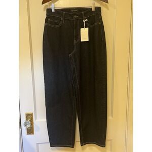 Free Assembly Women's Barrel Leg Denim Jeans Sz 0
